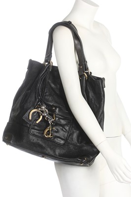 Lot 24 - A Chloé black leather handbag, 2000s