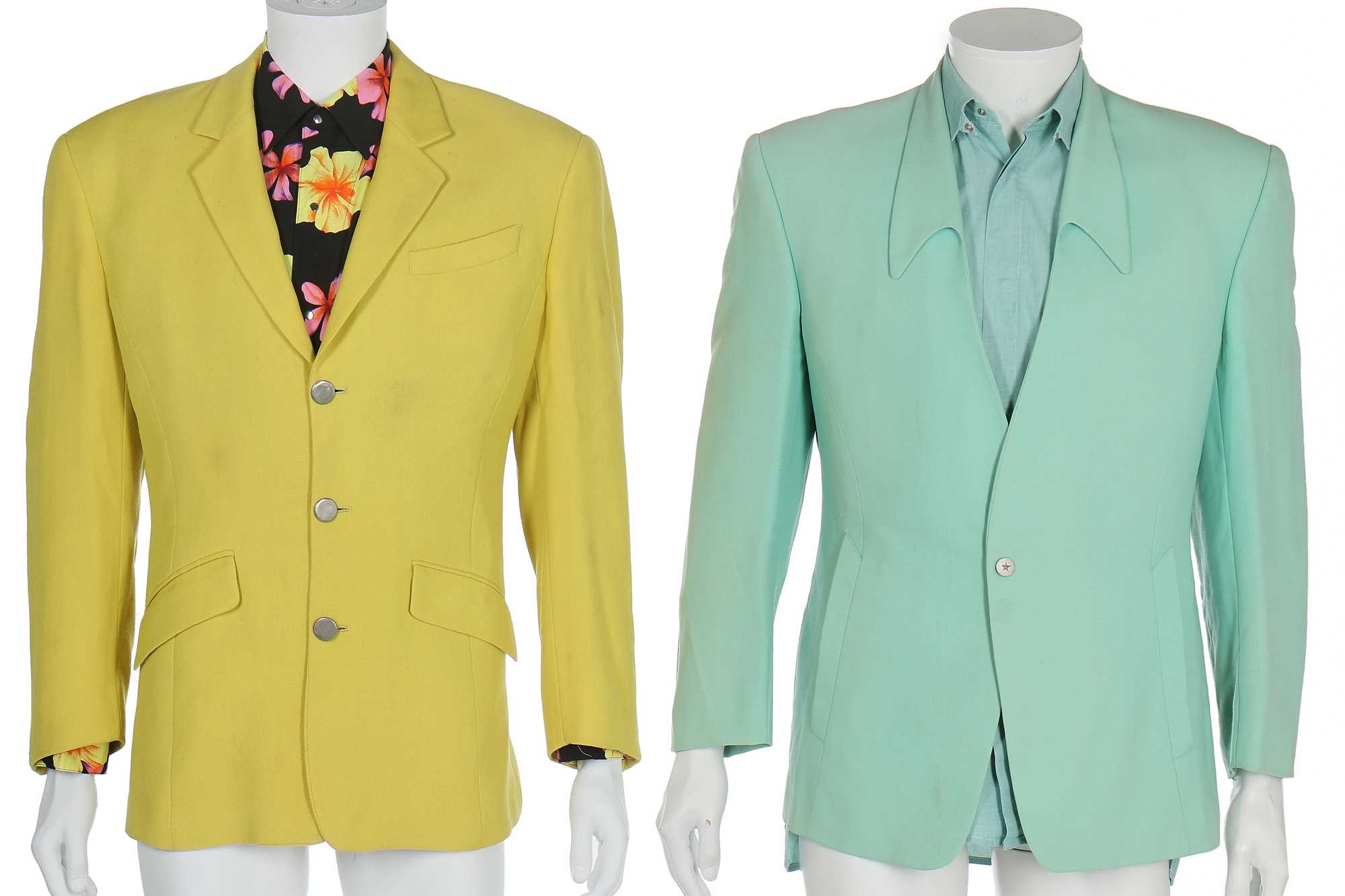 Lot 196 - Two Thierry Mugler men's wool-crêpe jackets,