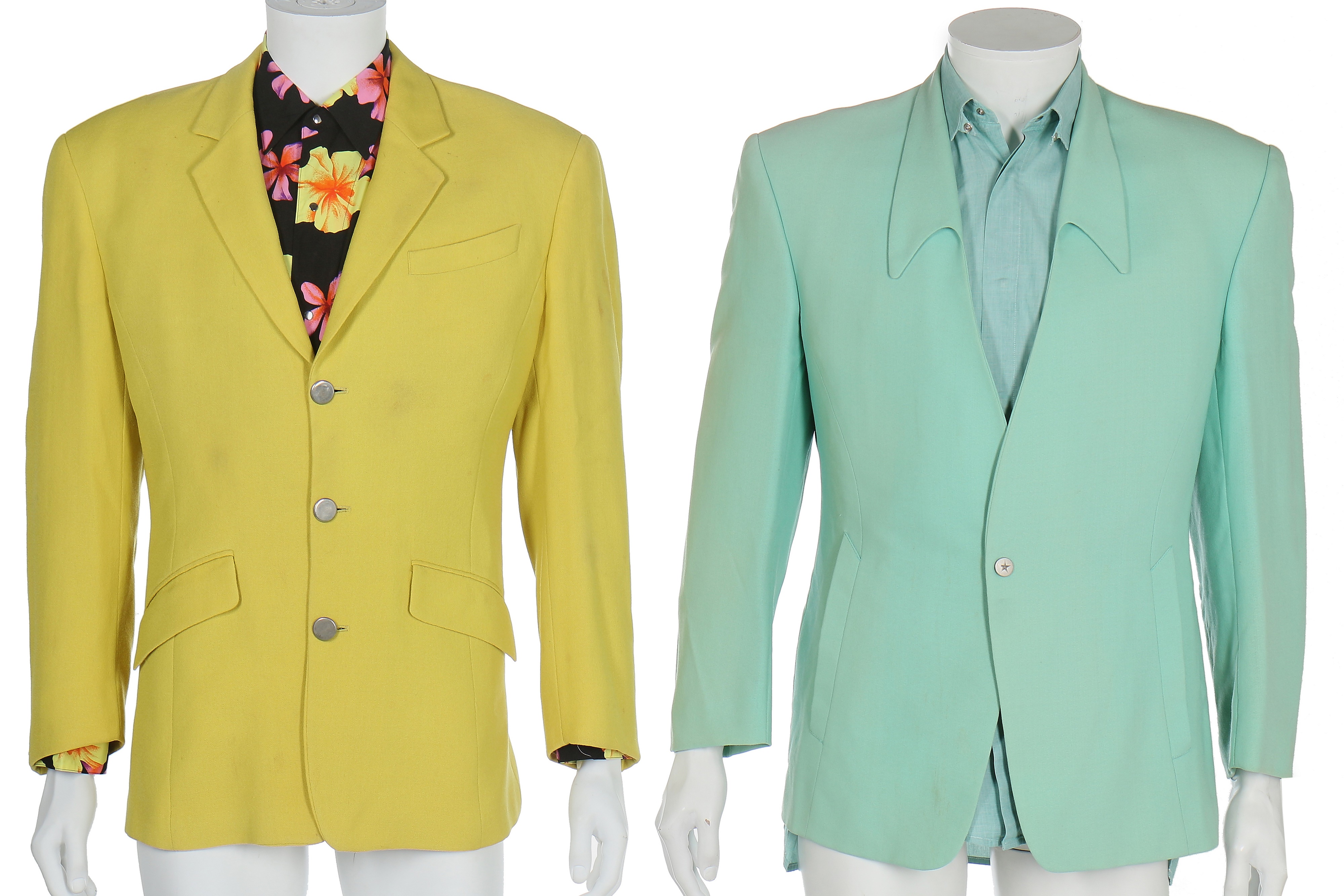 Lot 196 - Two Thierry Mugler men's wool-crêpe jackets,