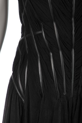 Lot 416 - A black chiffon and lace 'Shipwreck' dress, 'Irere' collection, Spring-Summer 2003