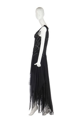 Lot 416 - A black chiffon and lace 'Shipwreck' dress, 'Irere' collection, Spring-Summer 2003
