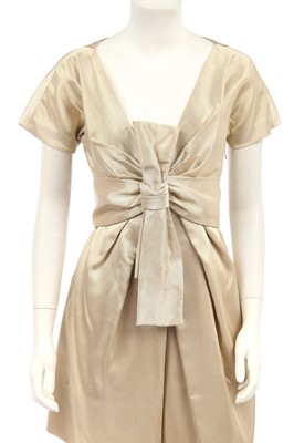 Lot 118 - An Alexander McQueen gold cocktail dress, 'The Man Who Knew Too Much', commercial collection, Autumn-Winter 2005-06