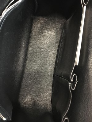 Lot 71 - An Hermès black clemence leather Jypsiere, 2004