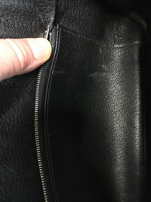 Lot 71 - An Hermès black clemence leather Jypsiere, 2004