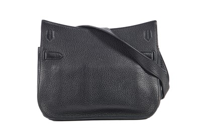 Lot 71 - An Hermès black clemence leather Jypsiere, 2004