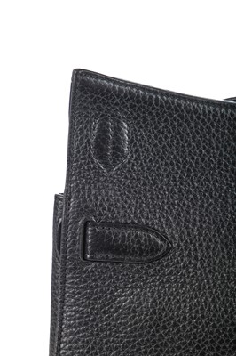 Lot 71 - An Hermès black clemence leather Jypsiere, 2004