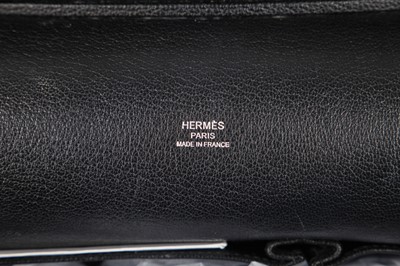 Lot 71 - An Hermès black clemence leather Jypsiere, 2004