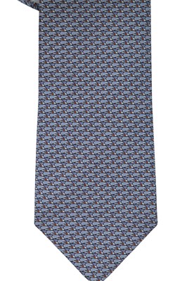 Lot 60 - Twelve Hermès printed silk ties, modern