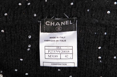 Lot 34 - A Chanel by Karl Lagerfeld pearl-studded dress, 2005