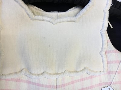 Lot 302 - A Courrèges pink and white checked mini-dress, 1968