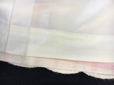 Lot 302 - A Courrèges pink and white checked mini-dress, 1968