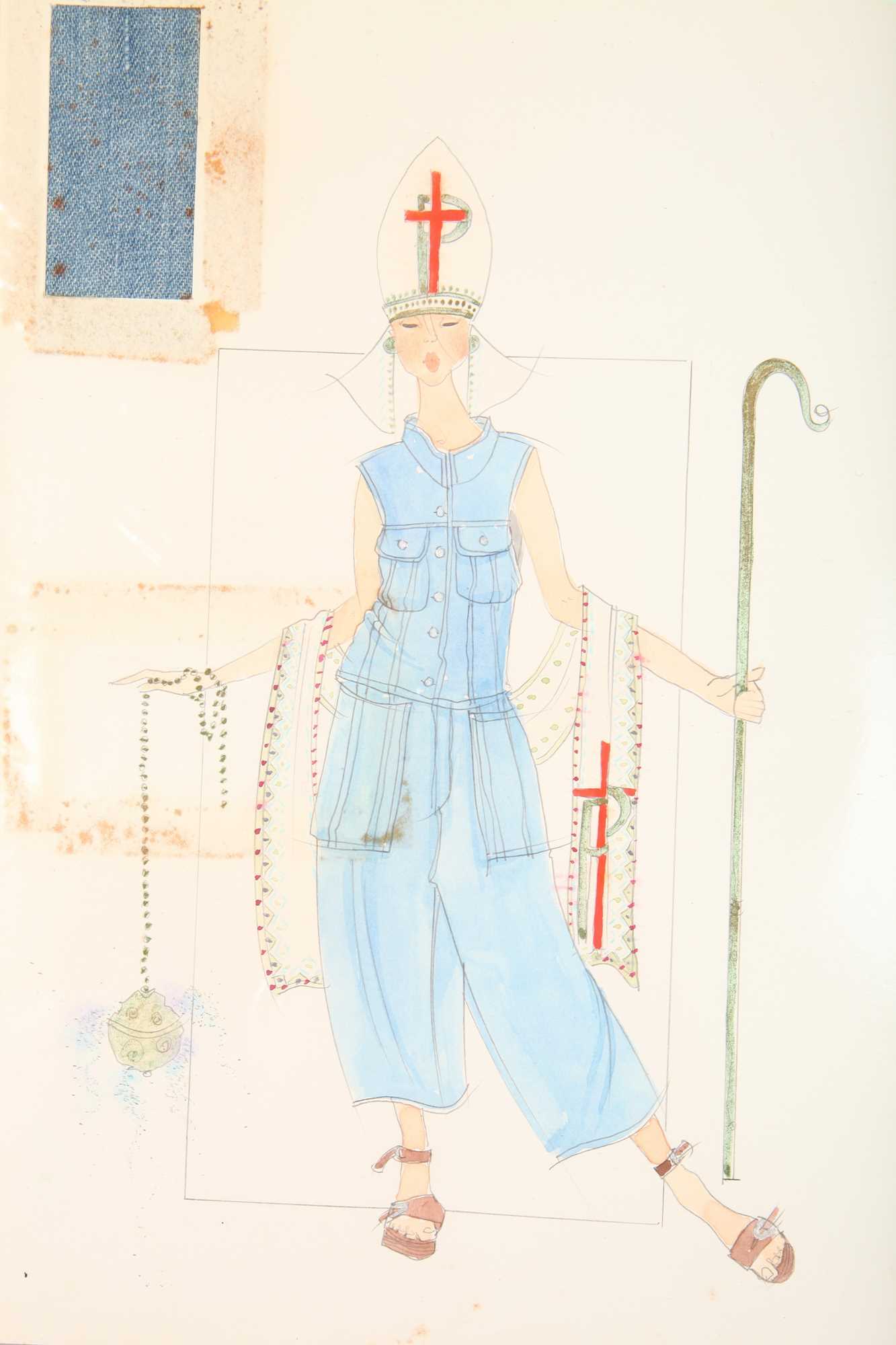 Lot 369 - John Galliano's Saint Martins 'Childrenswear' project folder, Volume 1, circa 1983