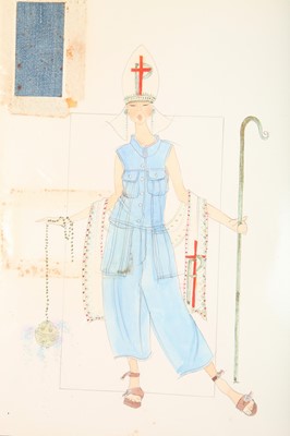 Lot 369 - John Galliano's Saint Martins 'Childrenswear' project folder, Volume 1, circa 1983