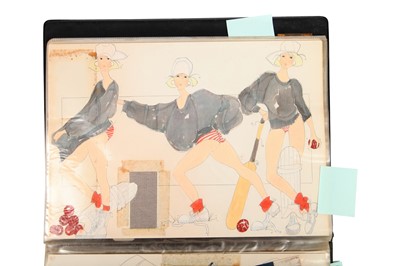 Lot 369 - John Galliano's Saint Martins 'Childrenswear' project folder, Volume 1, circa 1983