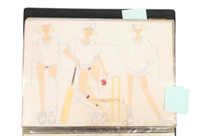 Lot 369 - John Galliano's Saint Martins 'Childrenswear' project folder, Volume 1, circa 1983