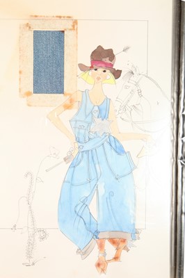 Lot 369 - John Galliano's Saint Martins 'Childrenswear' project folder, Volume 1, circa 1983