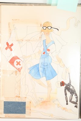 Lot 369 - John Galliano's Saint Martins 'Childrenswear' project folder, Volume 1, circa 1983