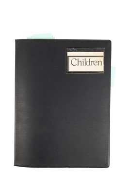 Lot 369 - John Galliano's Saint Martins 'Childrenswear' project folder, Volume 1, circa 1983