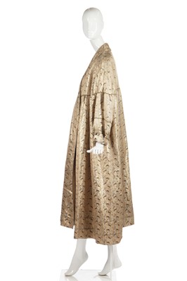 Lot 308 - A rare Thea Porter evening coat of 'Chasse Persane' brocade, late 1960s-1970s