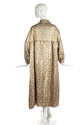 Lot 308 - A rare Thea Porter evening coat of 'Chasse Persane' brocade, late 1960s-1970s