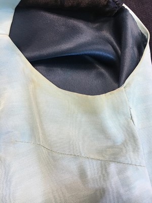 Lot 310 - A Thea Porter dress in marbled-print chiffon, 1970s