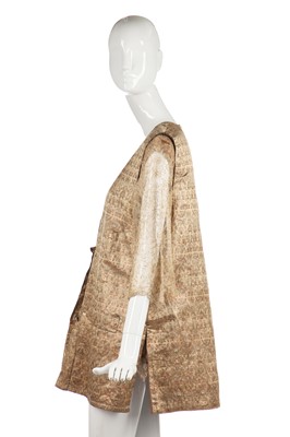 Lot 309 - A Thea Porter waistcoat of Persian brocade, the fabric 1960s-70s and made up in the 1980s