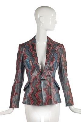Lot 378 - A Galliano snakeskin jacket, 'Honcho Woman' collection, Spring-Summer 1991