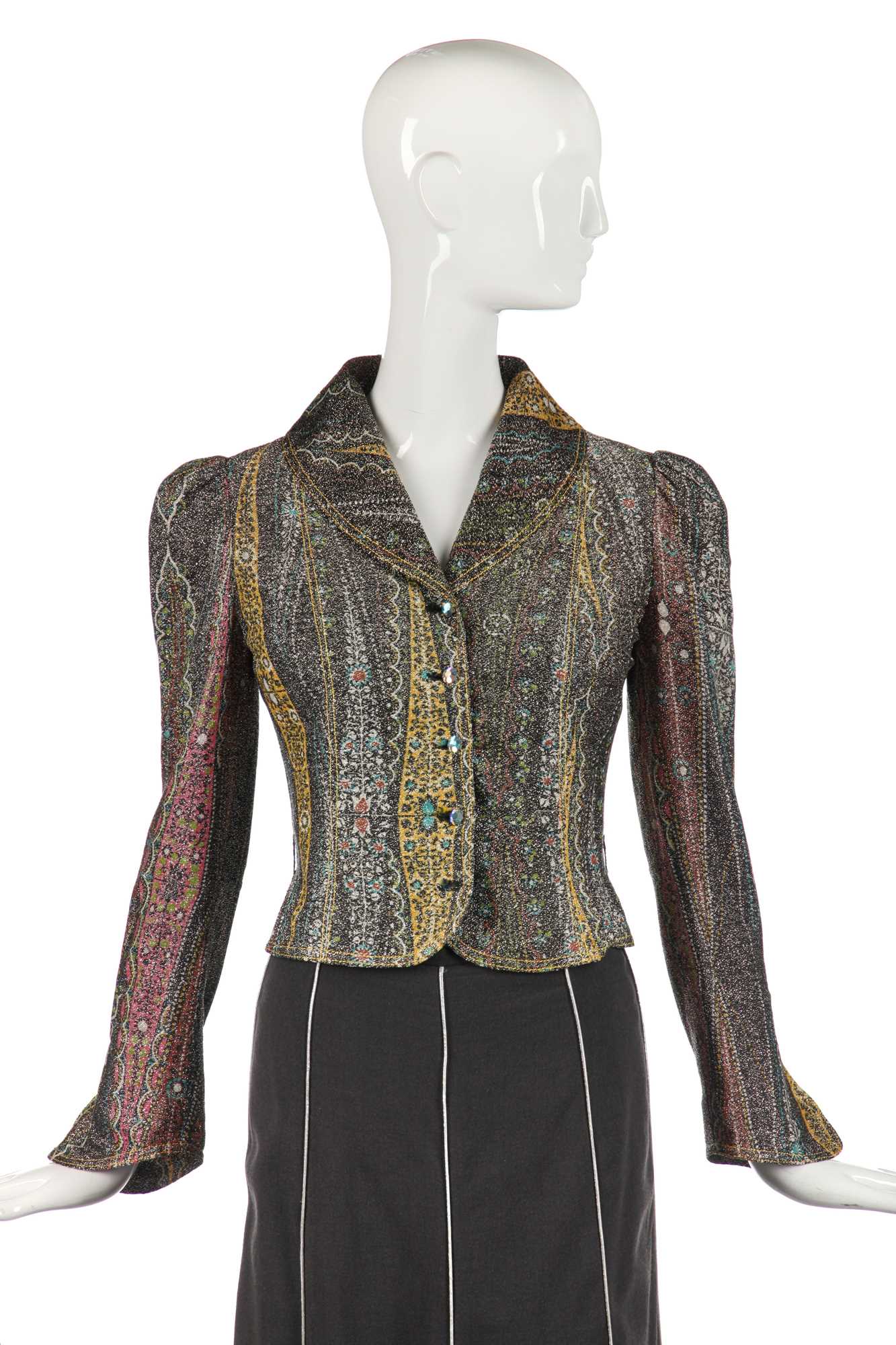 Lot 326 - Nina Baden-Semper's Bill Gibb two-piece ensemble, 1970s