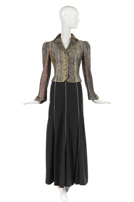 Lot 326 - Nina Baden-Semper's Bill Gibb two-piece ensemble, 1970s