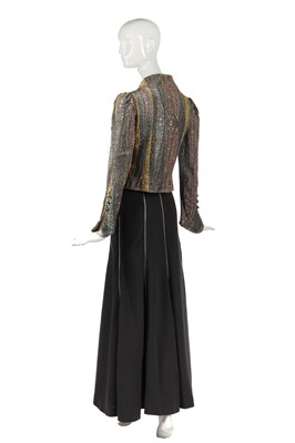 Lot 326 - Nina Baden-Semper's Bill Gibb two-piece ensemble, 1970s