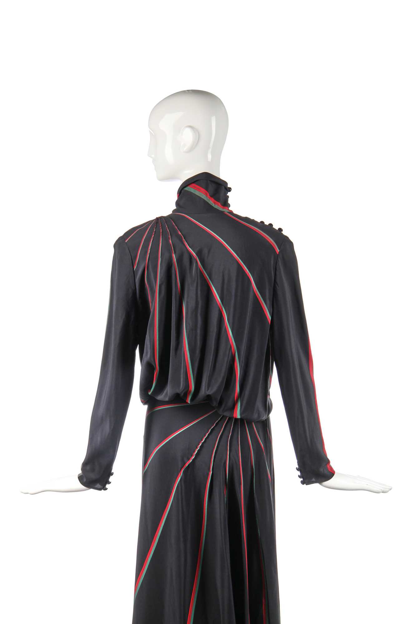 Lot 319 - Chloé by Karl Lagerfeld printed crêpe de Chine dress, 1979