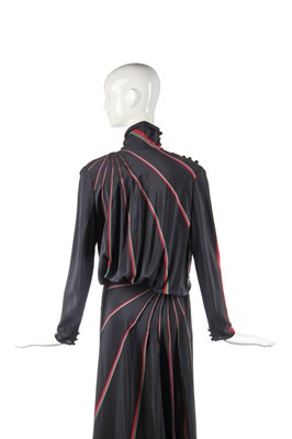 Lot 319 - Chloé by Karl Lagerfeld printed crêpe de Chine dress, 1979