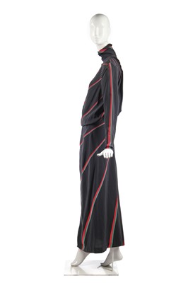 Lot 319 - Chloé by Karl Lagerfeld printed crêpe de Chine dress, 1979