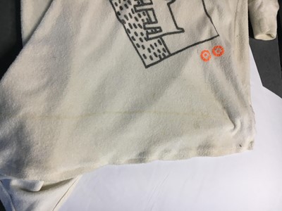 Lot 361 - A rare Vivienne Westwood/Malcolm McLaren and Keith Haring towelling shirt, 'Witches' collection, Autumn-Winter 1983-84