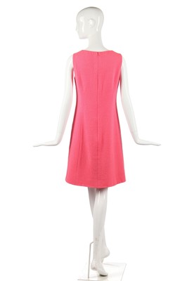 Lot 22 - A Chanel bubblegum-pink wool ensemble, Spring-Summer 1996