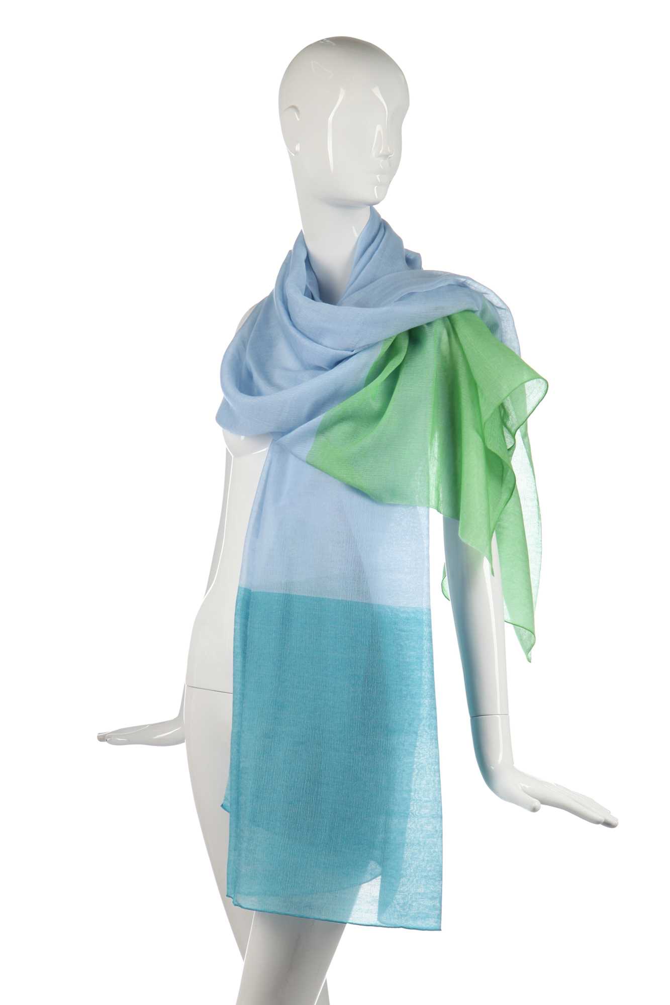 Lot 55 - An Hermès silk-cashmere scarf/shawl, modern