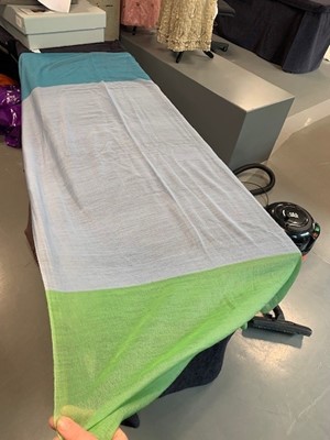 Lot 55 - An Hermès silk-cashmere scarf/shawl, modern