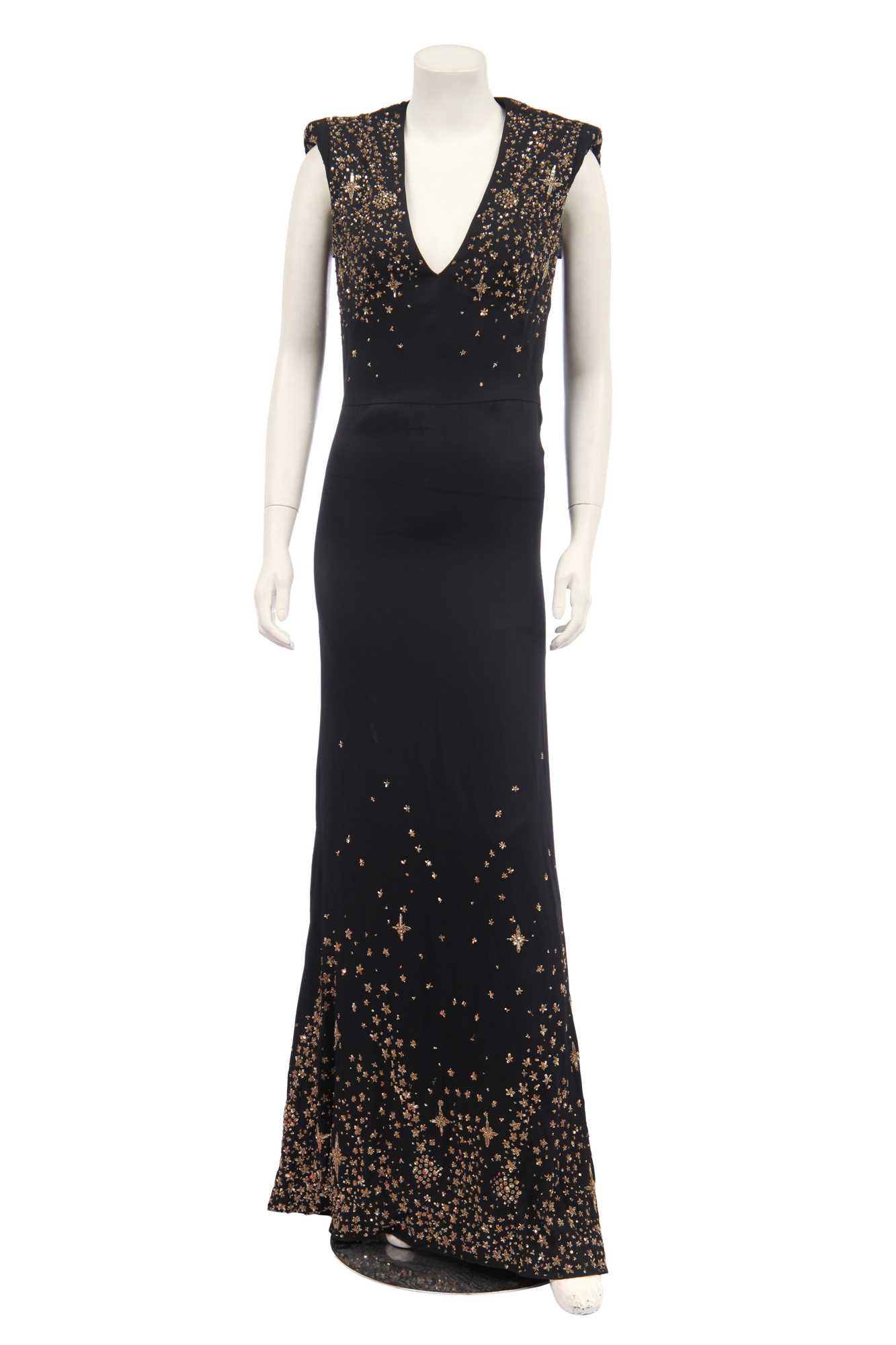 alexander mcqueen by sarah burton black and gold dress Lot 108 alexander mcqueen savage beauty