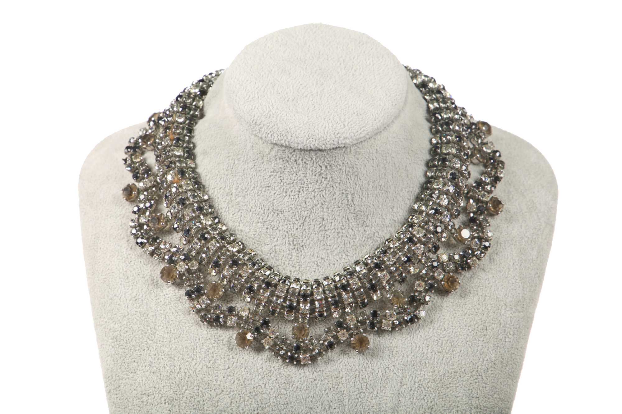 Lot 46 - A Dior necklace of dazzling cut-brilliants, 1961