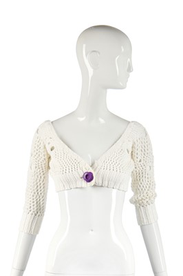 Lot 367 - A BodyMap hand-knitted reversible top, 'Barbee Takes a Trip Around Nature's Cosmic Curves' collection, Spring-Summer 1985
