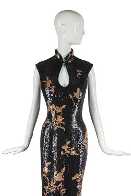 Lot 440 - An Yves Saint Laurent by  Tom Ford fully-sequined silk evening gown, Autumn-Winter 2004