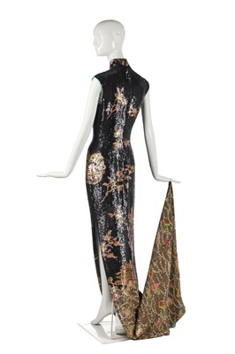 Lot 440 - An Yves Saint Laurent by  Tom Ford fully-sequined silk evening gown, Autumn-Winter 2004