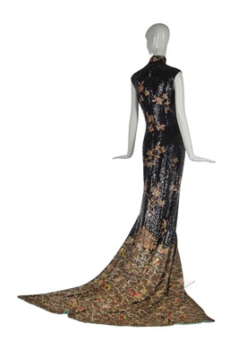 Lot 440 - An Yves Saint Laurent by  Tom Ford fully-sequined silk evening gown, Autumn-Winter 2004