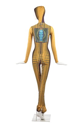 Lot 382 - A Jean Paul Gaultier 'Mad Max' hooded body suit, Autumn-Winter 1995-96