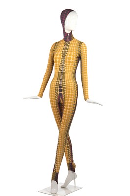 Lot 382 - A Jean Paul Gaultier 'Mad Max' hooded body suit, Autumn-Winter 1995-96