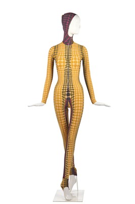 Lot 382 - A Jean Paul Gaultier 'Mad Max' hooded body suit, Autumn-Winter 1995-96