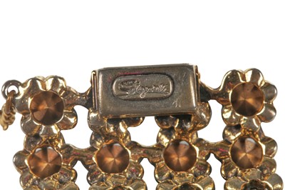 Lot 48 - A Schiaparelli parure of faceted green glass stones, late 1950s-early 1960s