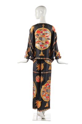 Lot 297 - An Emilio Pucci printed silk two-piece ensemble, Spring-Summer 1964