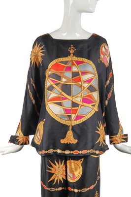 Lot 297 - An Emilio Pucci printed silk two-piece ensemble, Spring-Summer 1964