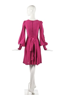 Lot 330 - A rare Biba tomato-printed brushed cotton ensemble, 1970s